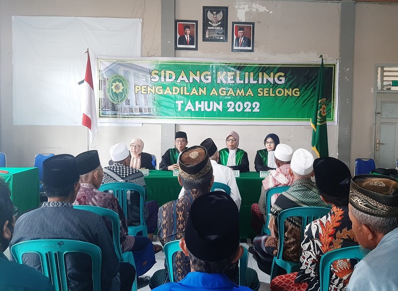 1 Sidang Keliling Pengadilan Agama Selong di Desa Kalijaga Timur
